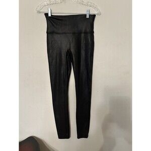 Spanx Faux Leather Leggings for Women, Size M - Black